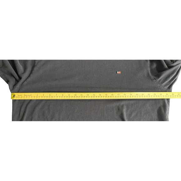 Polo Jeans Co Ralph Lauren Mens XL Navy Long Sleeve Ringer T-Shirt Flag Logo - Picture 4 of 8